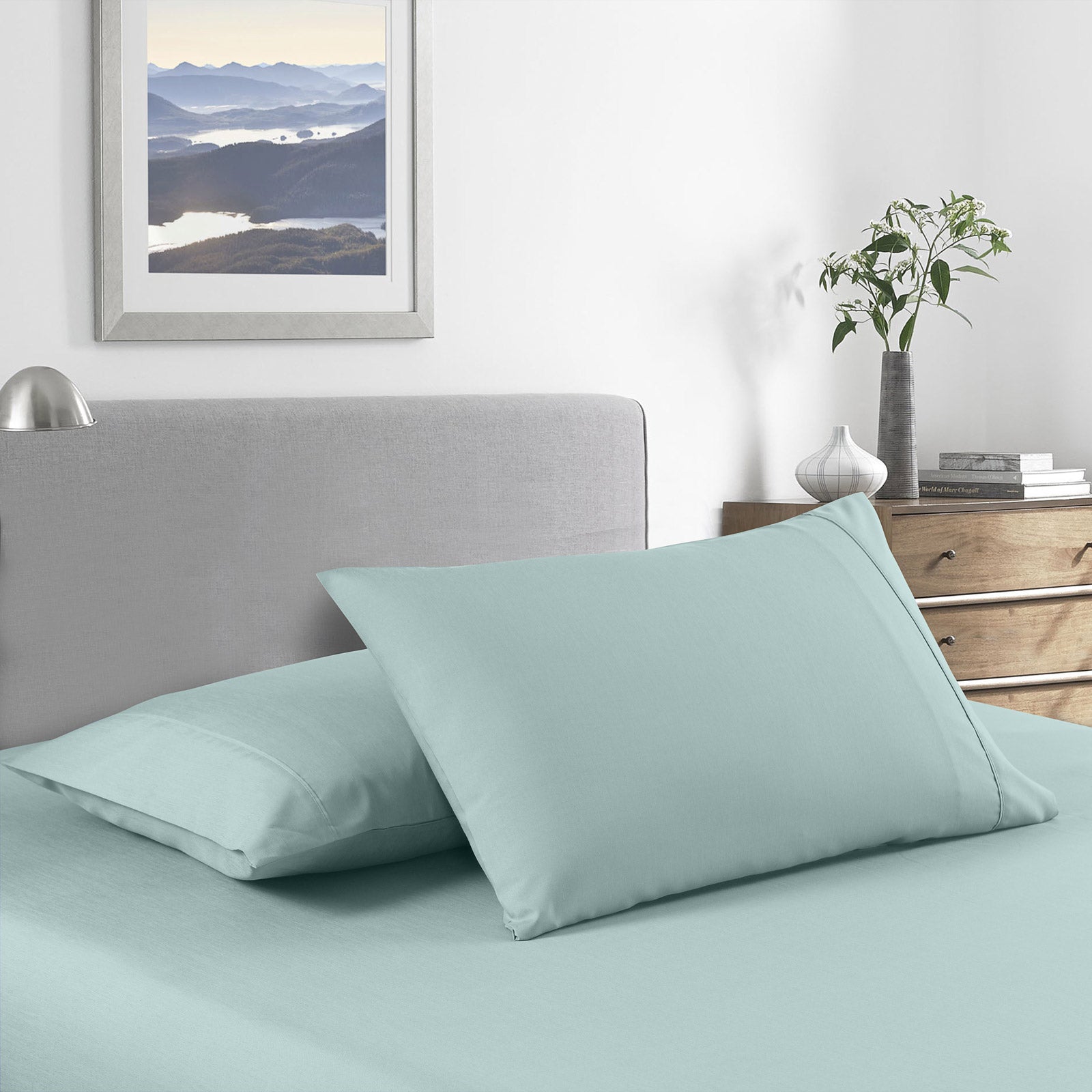Royal Comfort 2000 Thread Count Bamboo Cooling Sheet Set Ultra Soft Bedding - Single - Frost V160-205655