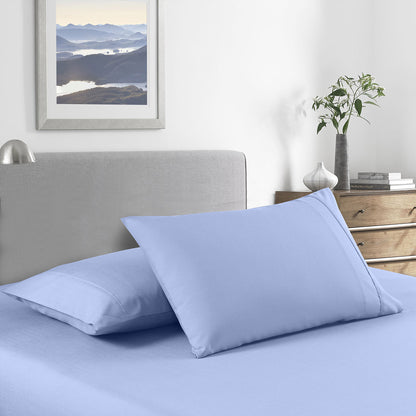 Royal Comfort 2000 Thread Count Bamboo Cooling Sheet Set Ultra Soft Bedding - Single - Light Blue V160-205656