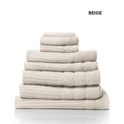 Royal Comfort Eden Egyptian Cotton 600GSM 8 Piece Luxury Bath Towels Set - Beige V160-231915
