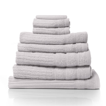 Royal Comfort Eden Egyptian Cotton 600GSM 8 Piece Luxury Bath Towels Set - Holly V160-231916