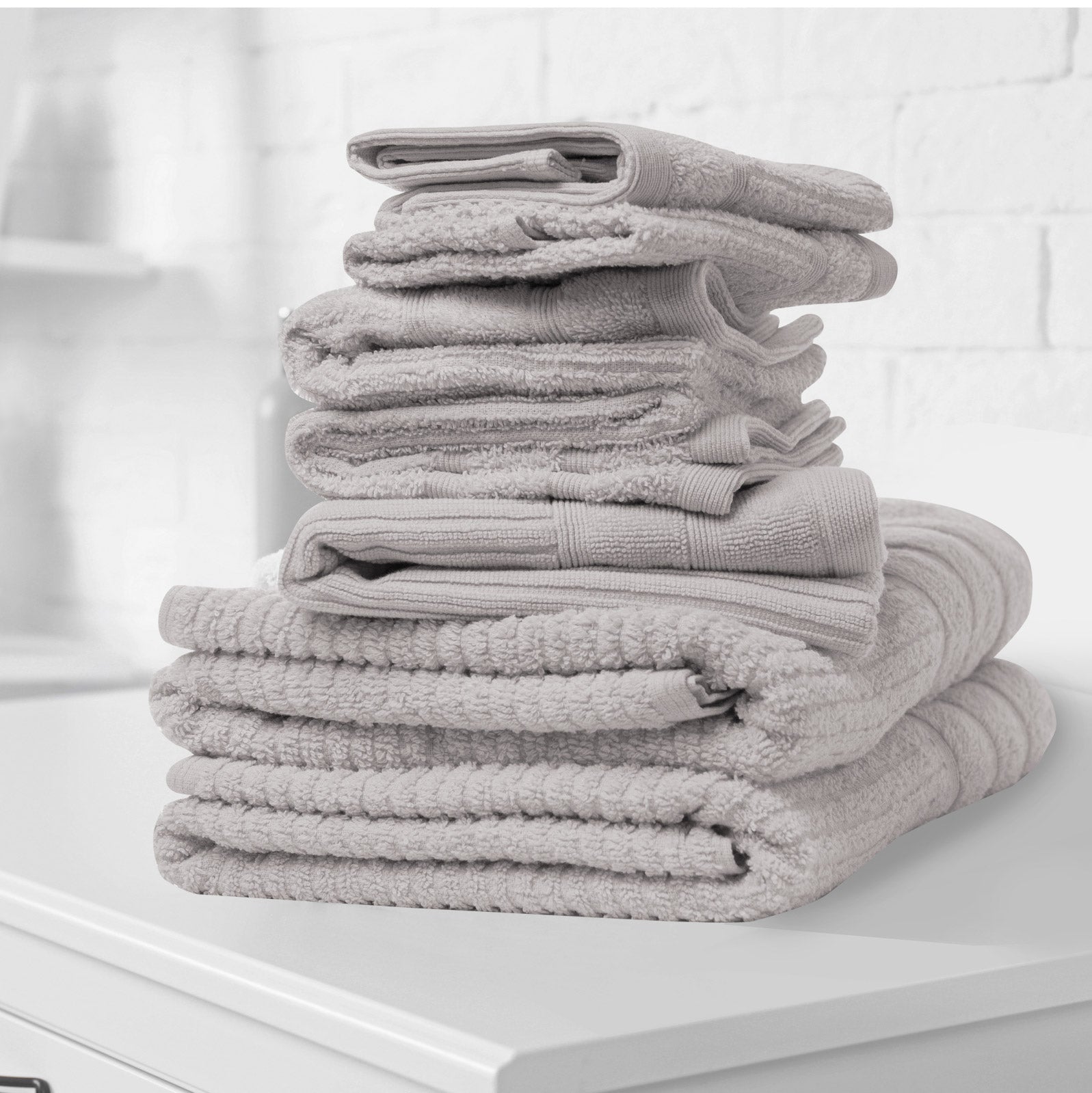 Royal Comfort Eden Egyptian Cotton 600GSM 8 Piece Luxury Bath Towels Set - Holly V160-231916