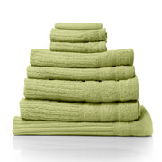 Royal Comfort Eden Egyptian Cotton 600GSM 8 Piece Luxury Bath Towels Set - Spearmint V160-231920