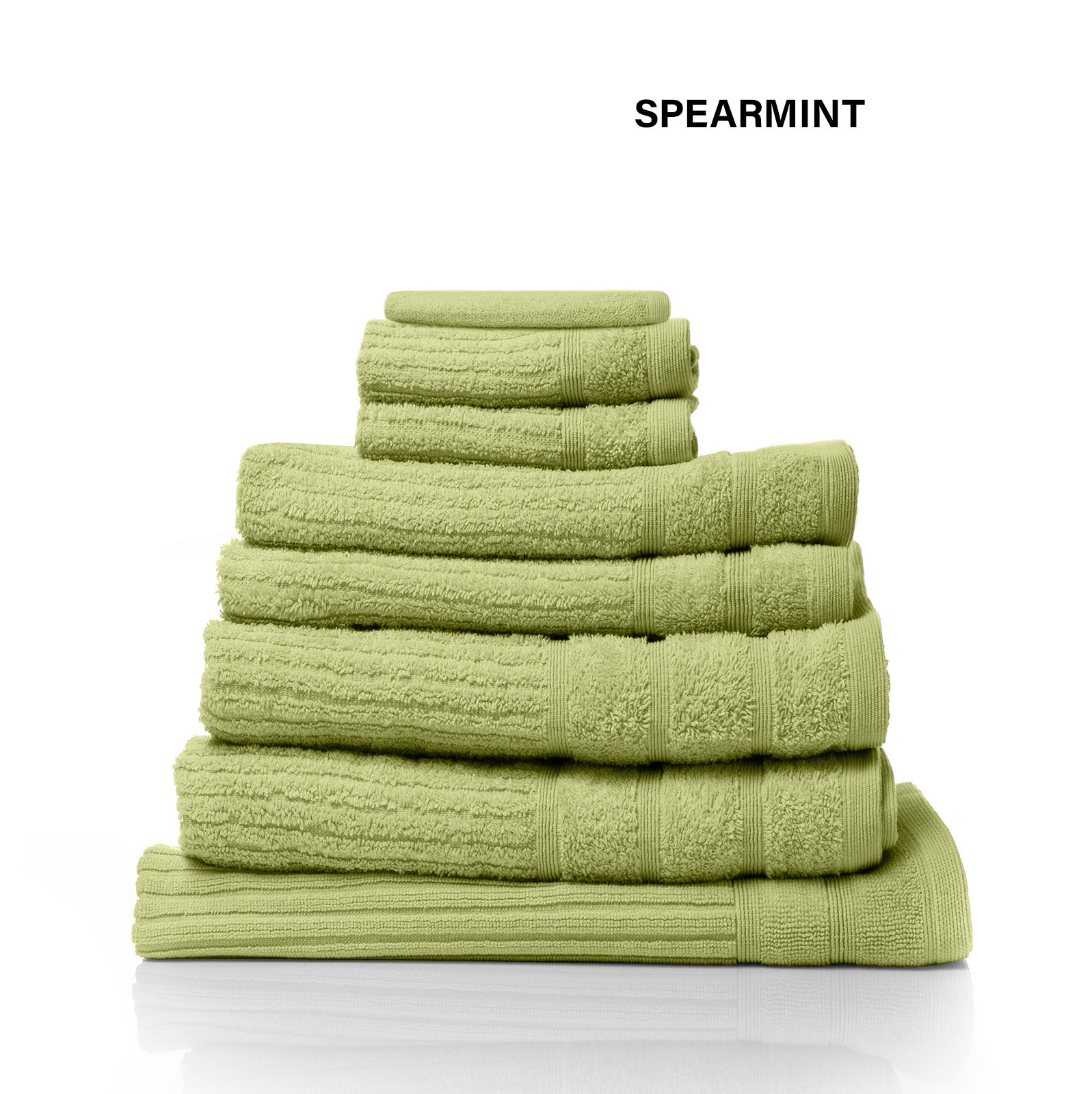 Royal Comfort Eden Egyptian Cotton 600GSM 8 Piece Luxury Bath Towels Set - Spearmint V160-231920