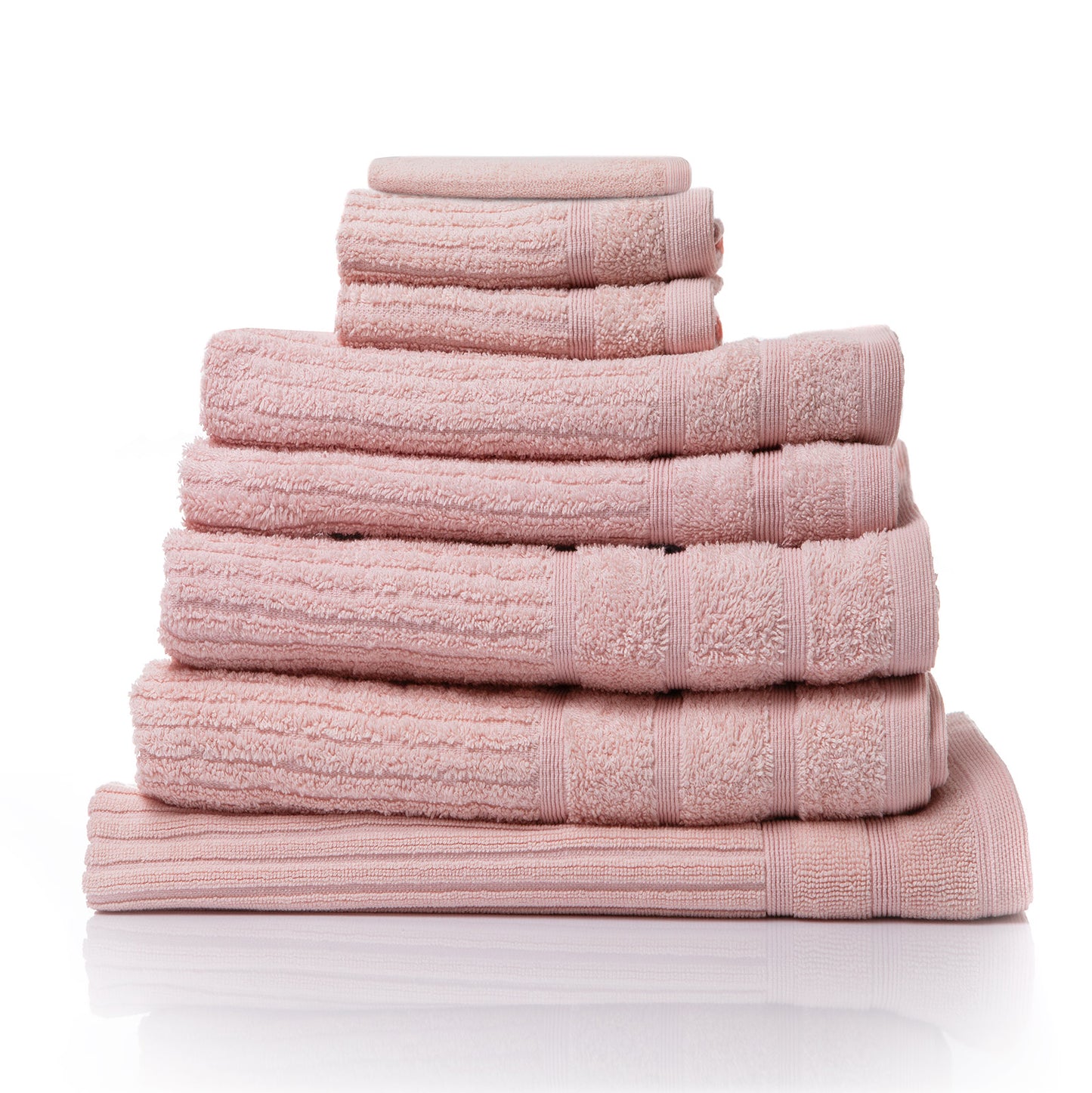 Royal Comfort Eden Egyptian Cotton 600GSM 8 Piece Luxury Bath Towels Set - Blush V160-231921