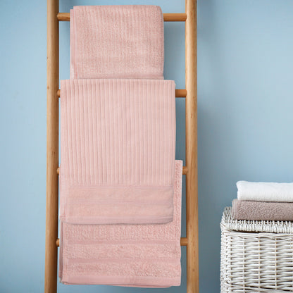 Royal Comfort Eden Egyptian Cotton 600GSM 8 Piece Luxury Bath Towels Set - Blush V160-231921