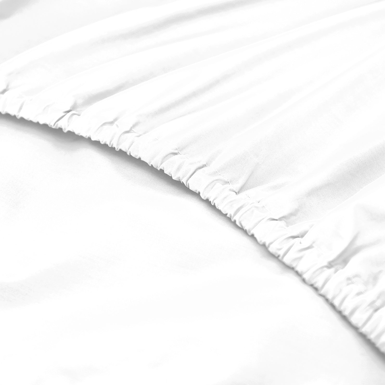 Royal Comfort 1500 Thread Count Cotton Rich Sheet Set 3 Piece Ultra Soft Bedding - King - White V160-232342