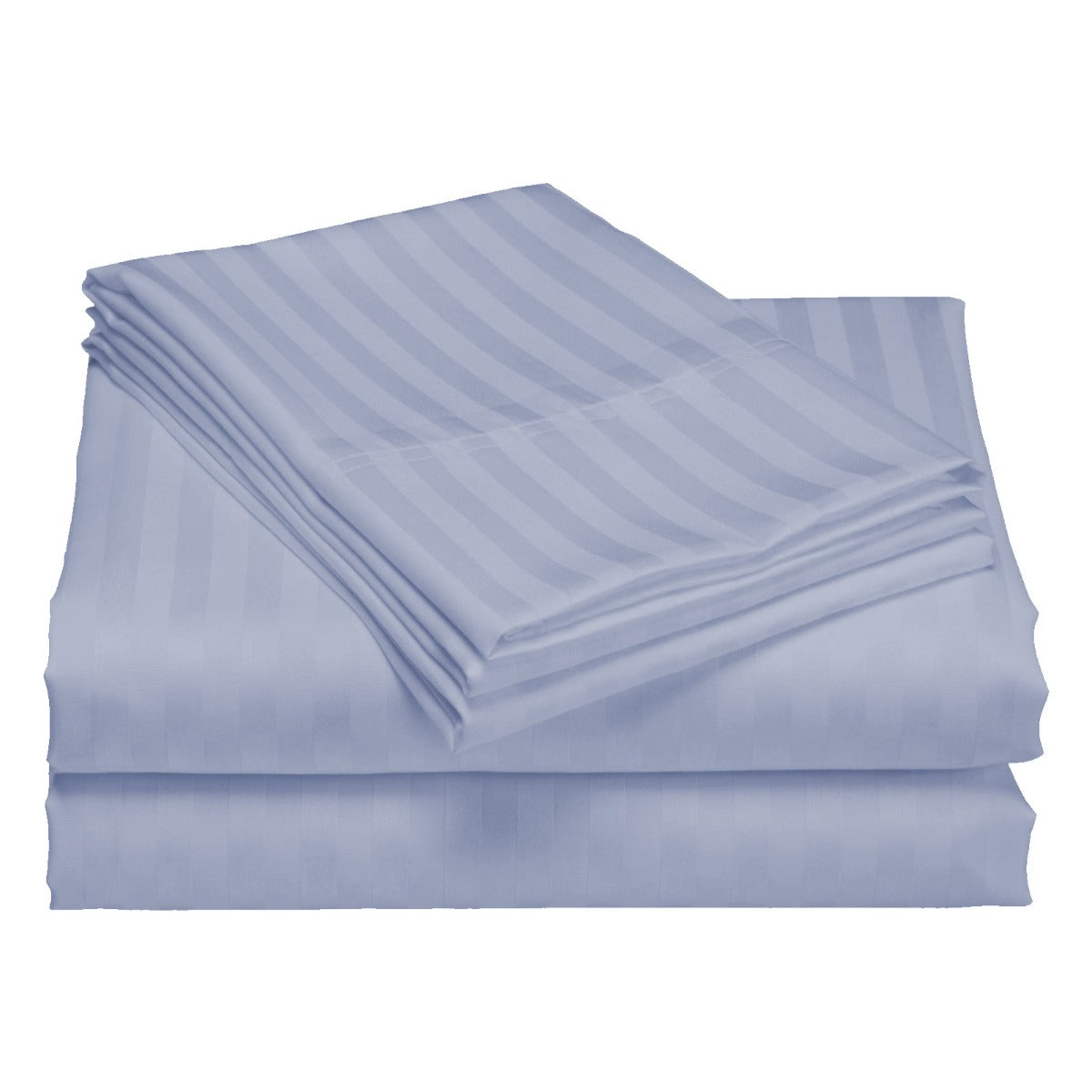 Royal Comfort 1200TC Quilt Cover Set Damask Cotton Blend Luxury Sateen Bedding - King - Blue Fog V160-233347