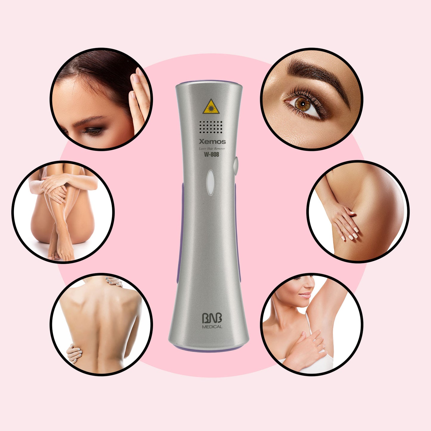 Silhouette Portable Laser Hair Remover Permanent Epliation System Body Face Home V160-351025