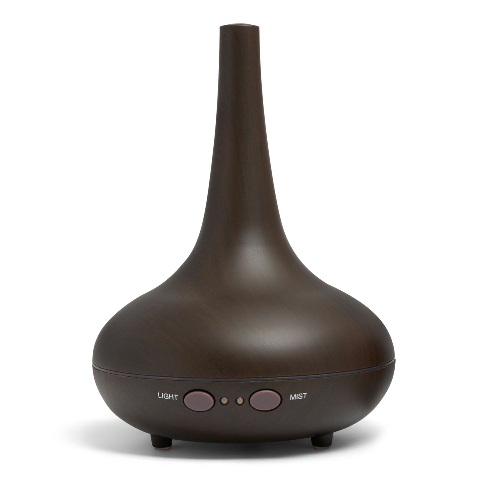 Essential Oil Diffuser Ultrasonic Humidifier Aromatherapy LED Light 200ML 3 Oils - Dark Wood Grain V160-501165
