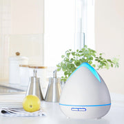Essential Oils Ultrasonic Aromatherapy Diffuser Air Humidifier Purify 400ML - White V160-501660