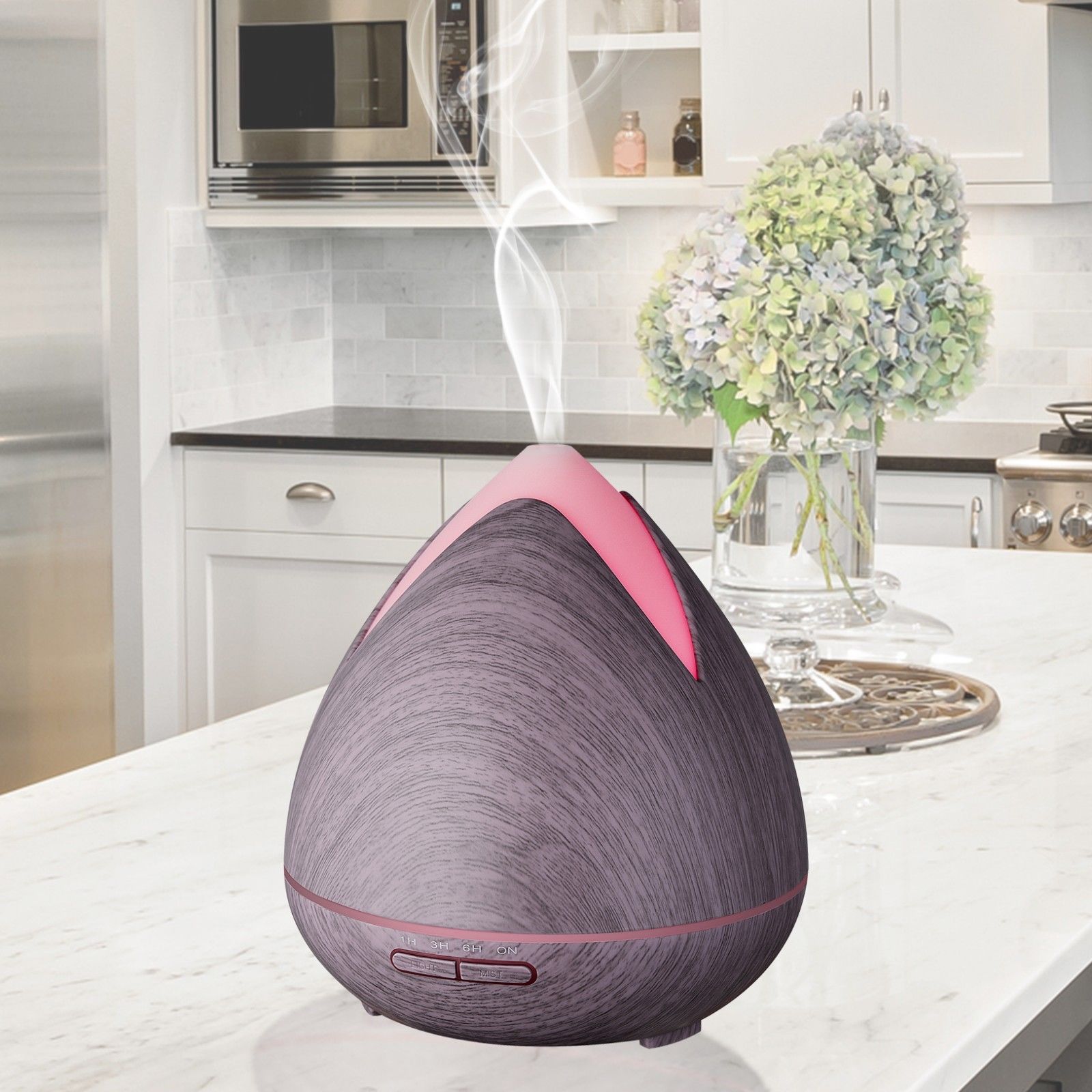 Essential Oils Ultrasonic Aromatherapy Diffuser Air Humidifier Purify 400ML - Violet V160-501665