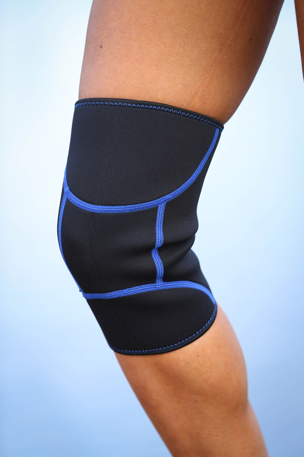 Sprint Industries Neoprene Zip Knee Support Pain Relief Brace Sports - Unisex V160-651285
