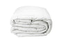 Duck Feather & Down Quilt 500GSM + Duck Feather and Down Pillows 2 Pack Combo - Single - White V160-K1090