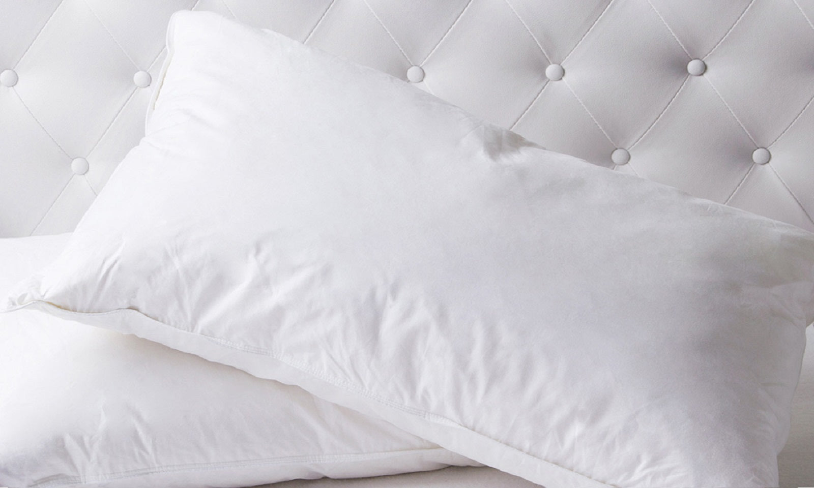 Duck Feather & Down Quilt 500GSM + Duck Feather and Down Pillows 2 Pack Combo - King - White V160-K1093