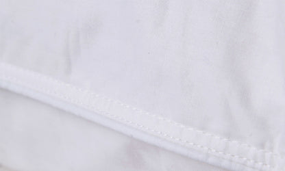 50% Duck Feather & 50% Duck Down Quilt 500GSM + Duck Pillows Twin Pack Combo - Single - White V160-K1536