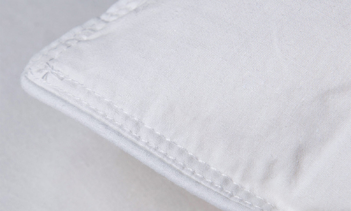 50% Duck Feather & 50% Duck Down Quilt 500GSM + Duck Pillows Twin Pack Combo - Double - White V160-K1537