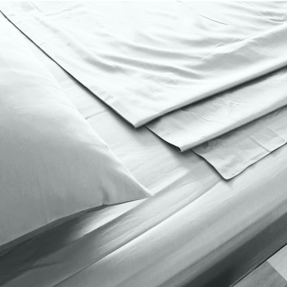 Royal Comfort 1000 Thread Count Bamboo Cotton Sheet and Quilt Cover Complete Set - Queen - Cool Grey V160-K2679