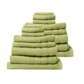 Royal Comfort 16 Piece Egyptian Cotton Eden Towel Set 600GSM Luxurious Absorbent - Spearmint V160-K2752