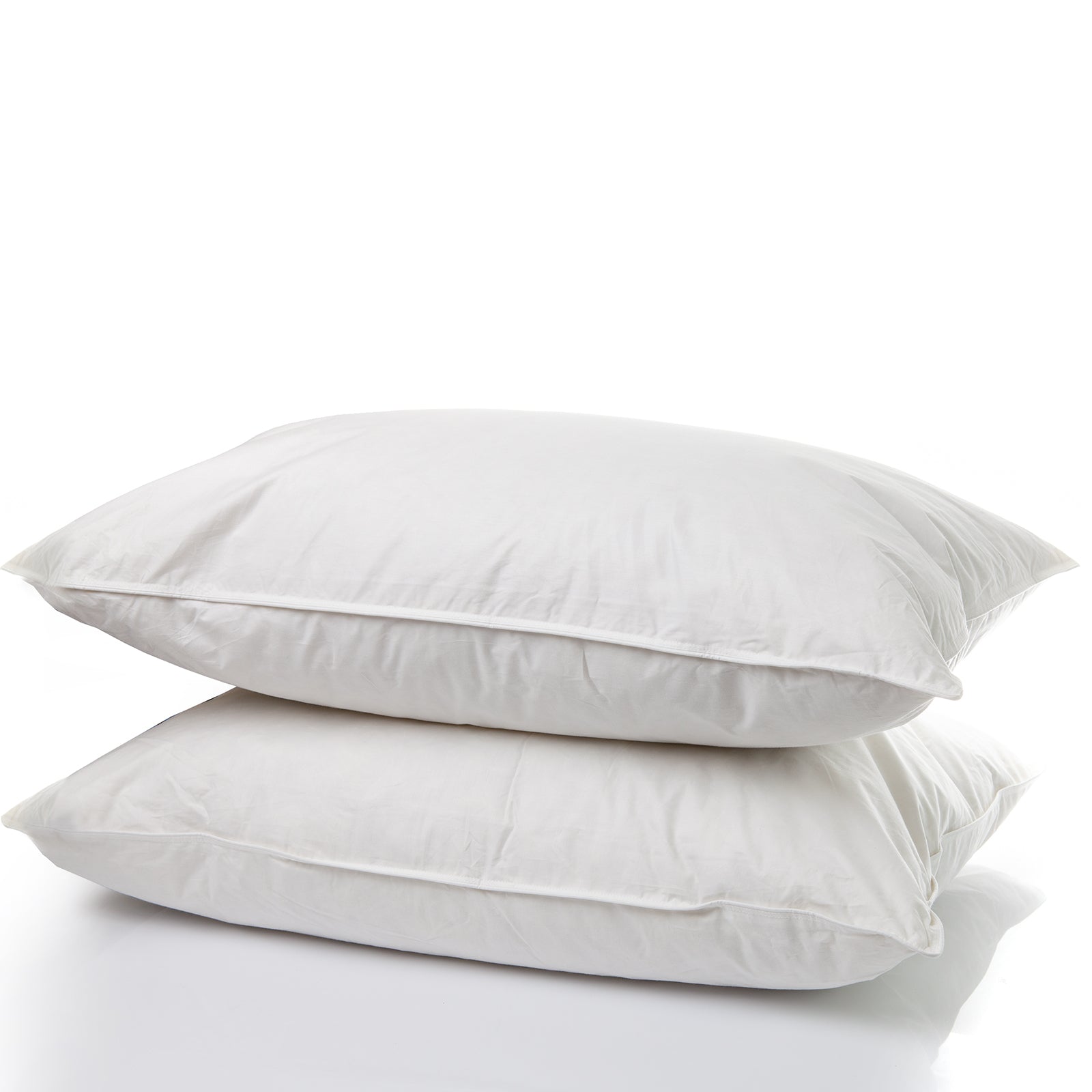 Royal Comfort 100% Cotton Vintage Sheet Set And 2 Duck Feather Down Pillows Set - King - White V160-K2796