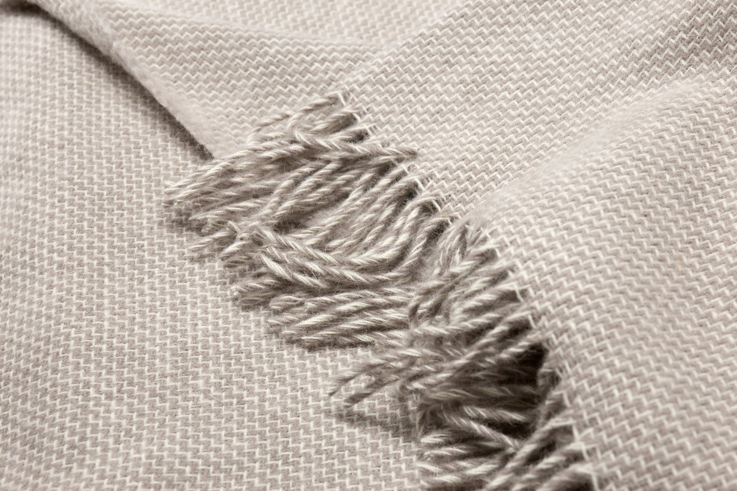 Cambridge Throw - 100% NZ Wool - Silver V164-CB4