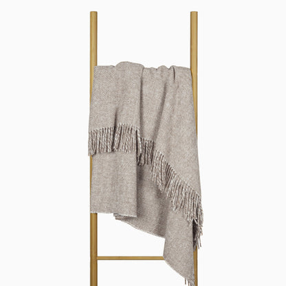 Cambridge Throw - 100% NZ Wool - Silver V164-CB4