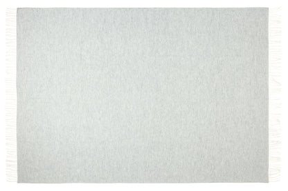 Chiswick Throw - Merino Wool/Cashmere - Light Grey V164-CH15