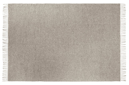 Chiswick Throw - Merino Wool/Cashmere - Stone V164-CH16
