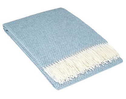 Chiswick Throw - Merino Wool/Cashmere - Blue V164-CH17
