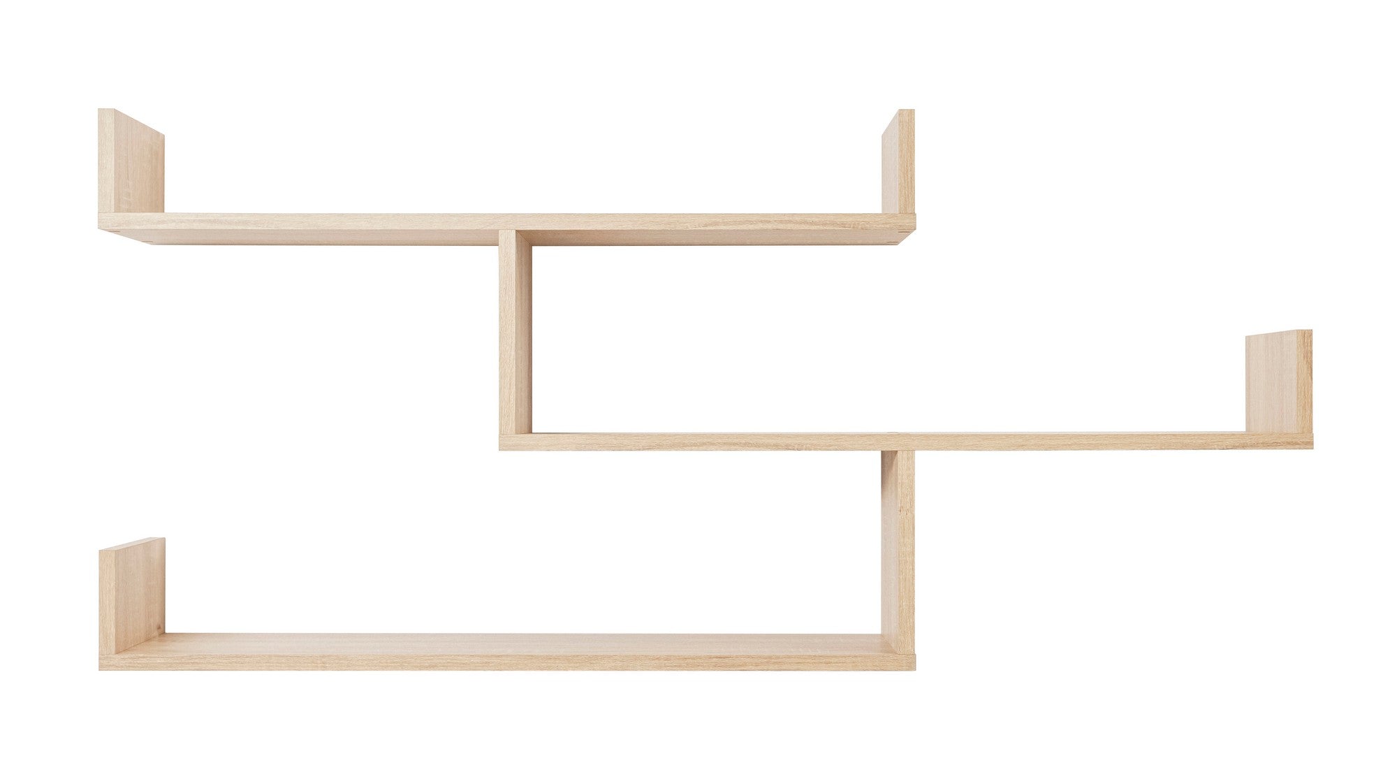 ZURICH MULTI LEVEL SHELF KIT (OAK) V164-ECS3