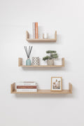 OSLO THREE PIECE SHELF KIT (OAK) V164-ECS5