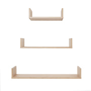OSLO THREE PIECE SHELF KIT (OAK) V164-ECS5