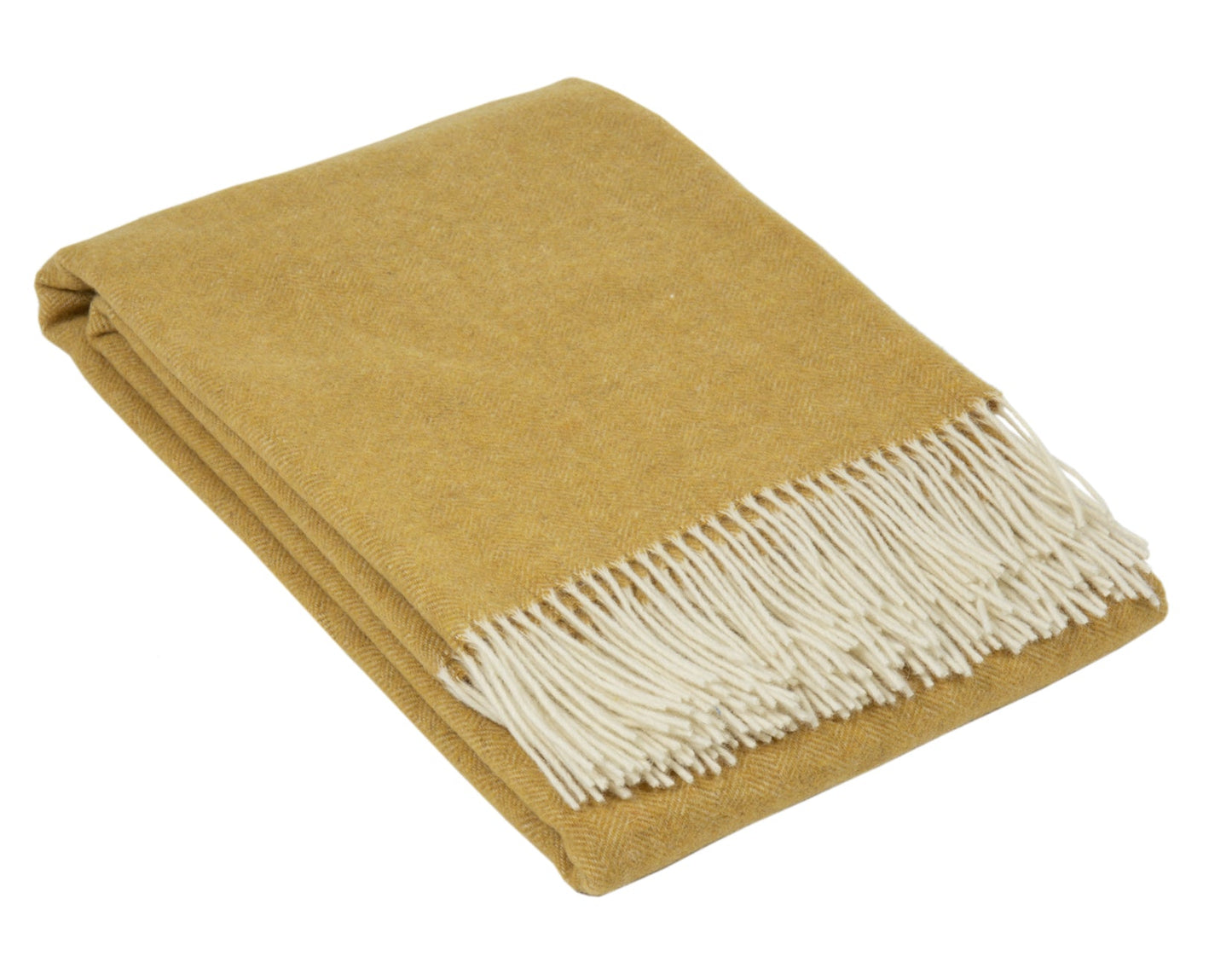 Hampton Throw - Merino Wool Blend - Ochre V164-HA11