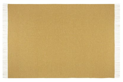 Hampton Throw - Merino Wool Blend - Ochre V164-HA11