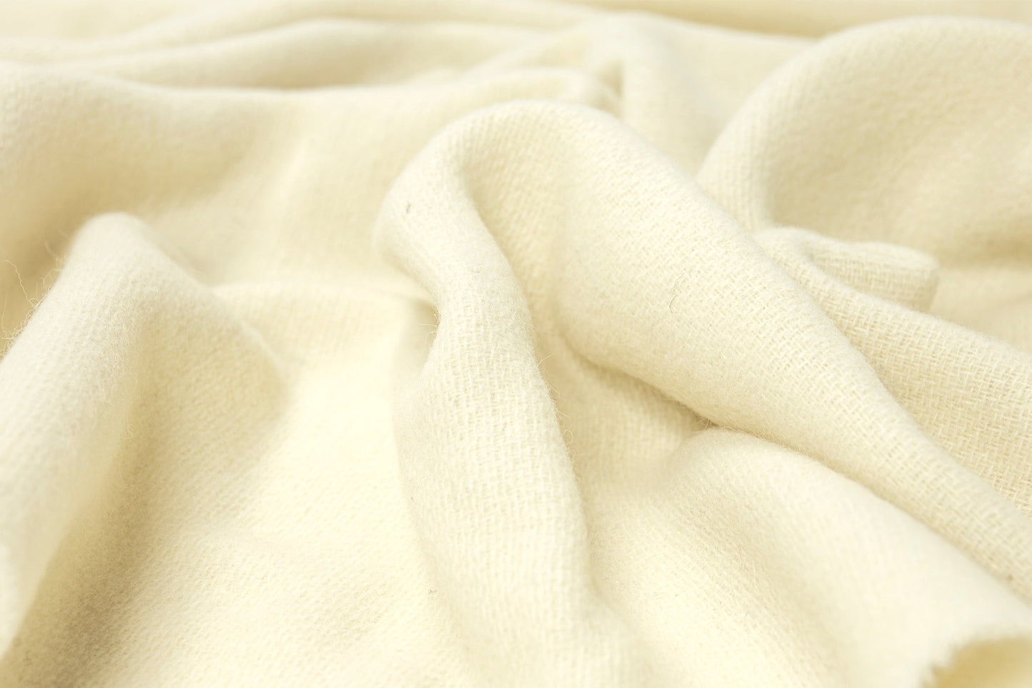 Oxford Throw - Merino Wool Blend - Ivory V164-OX3