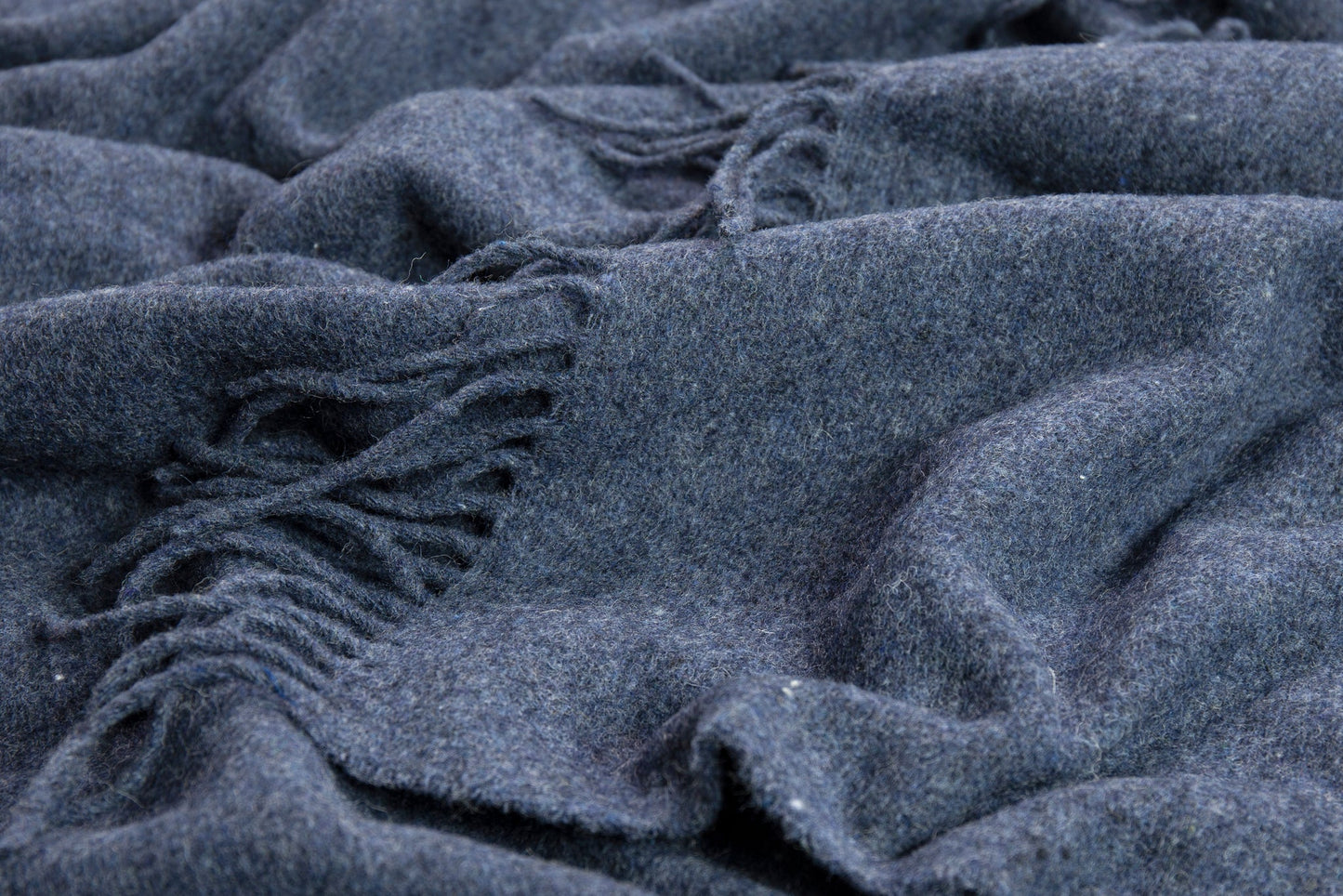 Oxford Throw - Merino Wool Blend - Navy V164-OX4