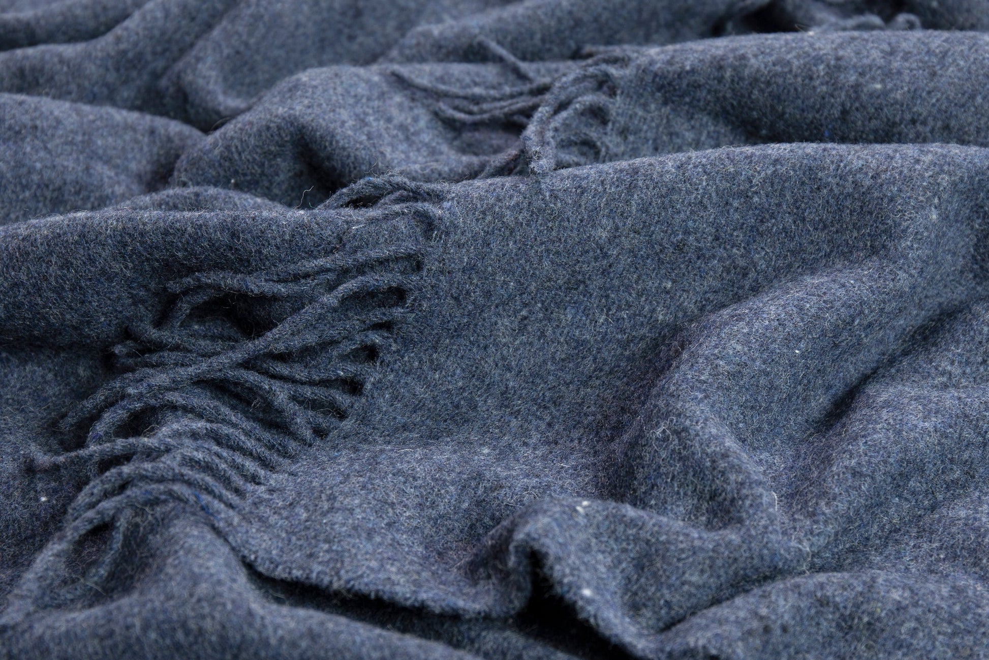 Oxford Throw - Merino Wool Blend - Navy V164-OX4
