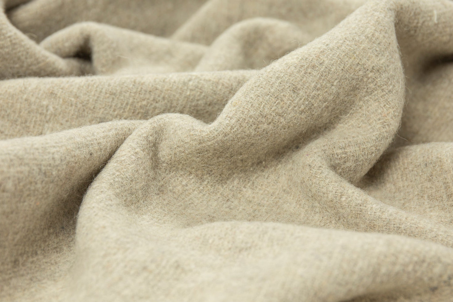 Oxford Throw - Merino Wool Blend - Stone V164-OX5