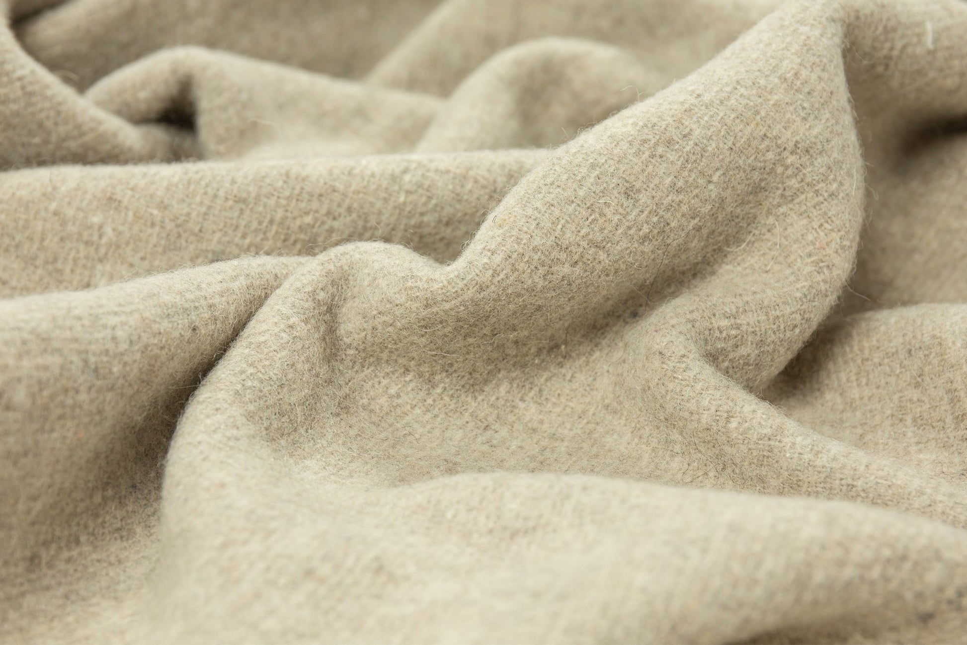 Oxford Throw - Merino Wool Blend - Stone V164-OX5