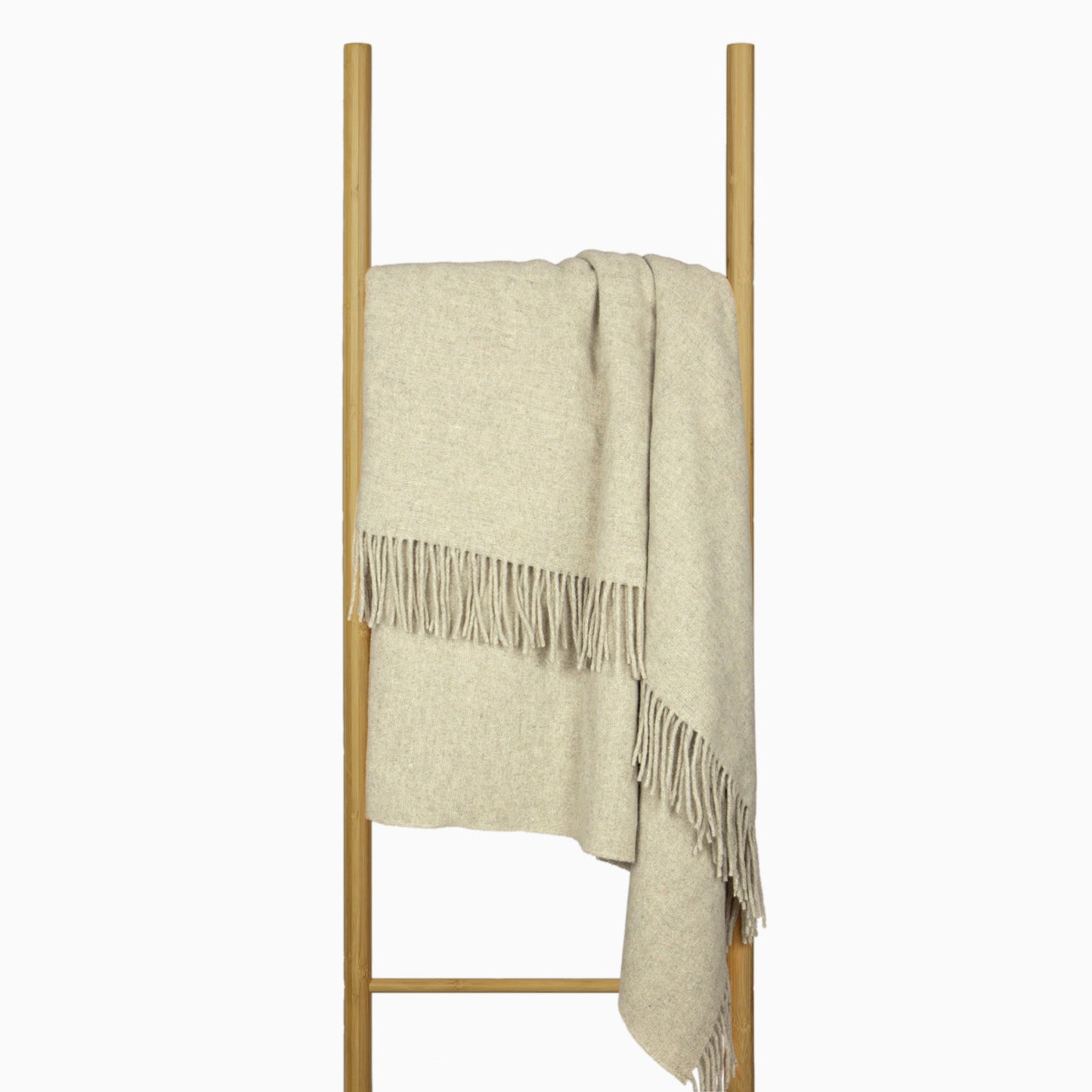 Oxford Throw - Merino Wool Blend - Stone V164-OX5