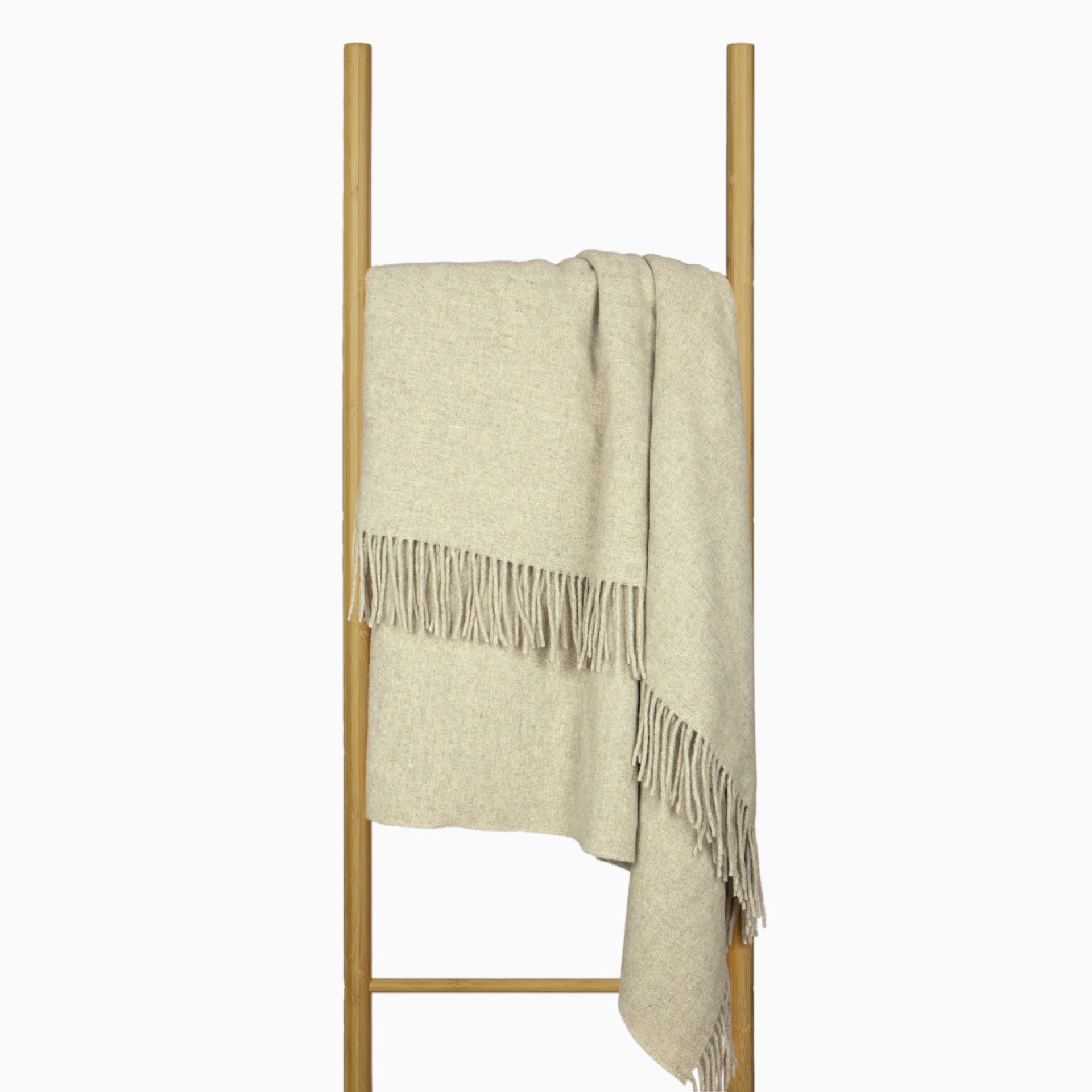 Oxford Throw - Merino Wool Blend - Stone V164-OX5