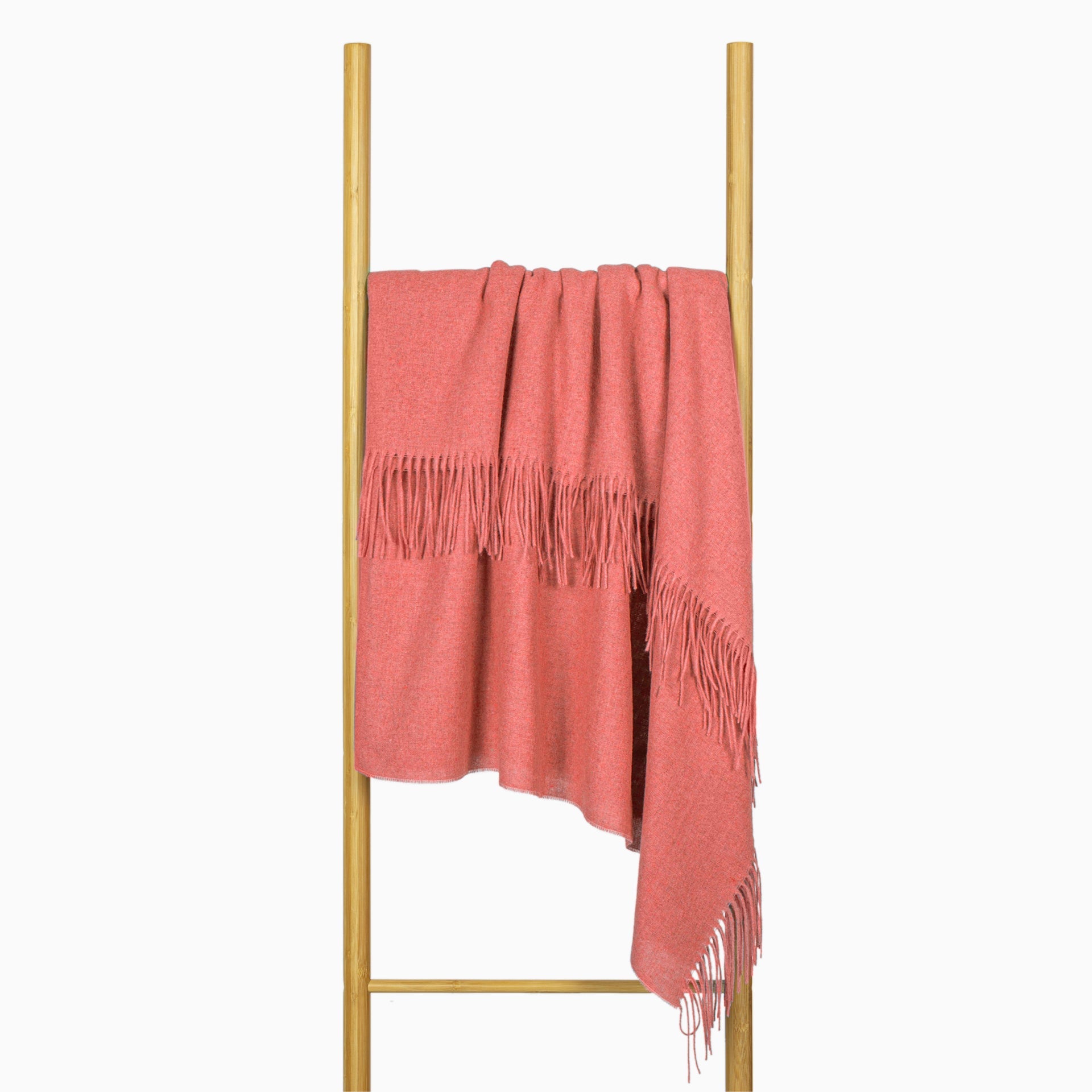 Paddington Throw - Fine Wool Blend - Peach V164-PA12