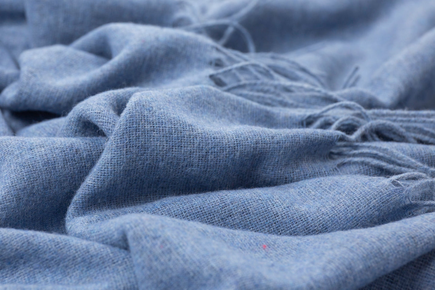 Paddington Throw - Fine Wool Blend - Blue V164-PA9