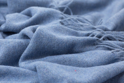 Paddington Throw - Fine Wool Blend - Blue V164-PA9