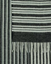 Richmond Throw - Reclaimed Wool Blend - Monochrome V164-RI1