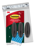 Command Outdoor Metallic Bronze Value Pack, 3 Hooks and 4 Strips, AW083BZ-3NA V177-AK-70006985454
