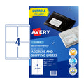 AVERY Laser Label L7071 4Up Pack of 10 V177-D-AV959411
