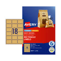 AVERY Label Rect Brn L7110 Pack of 270 V177-D-AV980017