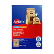 AVERY Label Rect Brn L7110 Pack of 270 V177-D-AV980017