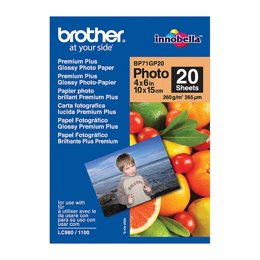 BROTHER BP71GP20 Glossy Paper V177-D-BP71GP20