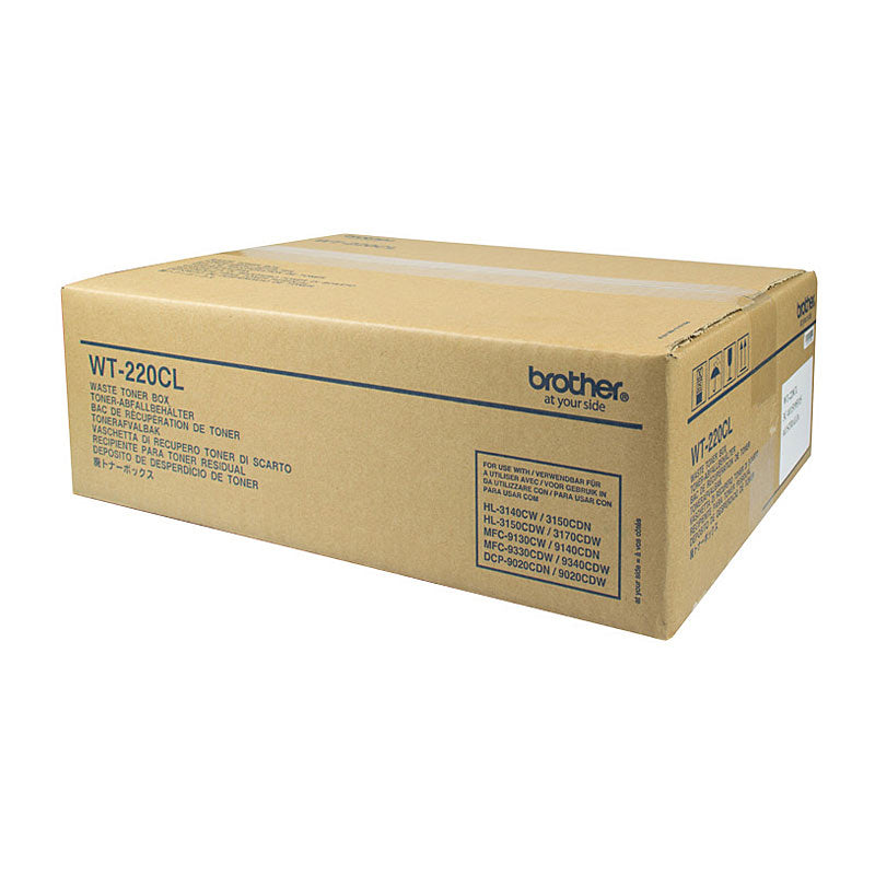 BROTHER WT220CL Waste Pack WASTE TONER BOX TO SUIT HL-3150CDN/3170CDW/MFC-9140CDN/9330CDW/9335CDW/9340CDW V177-D-BW220